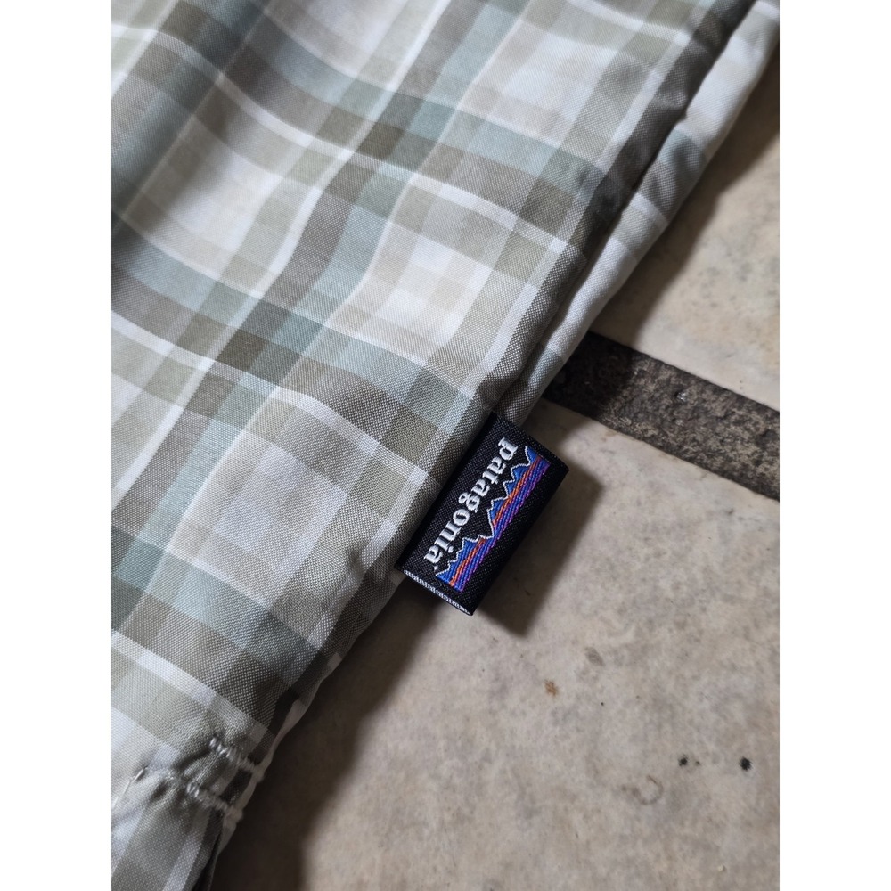Patagonia Bandito Shirt Mens XL Brown Plaid Snap Short Sleeve Vented 54025 - Picture 2 of 8